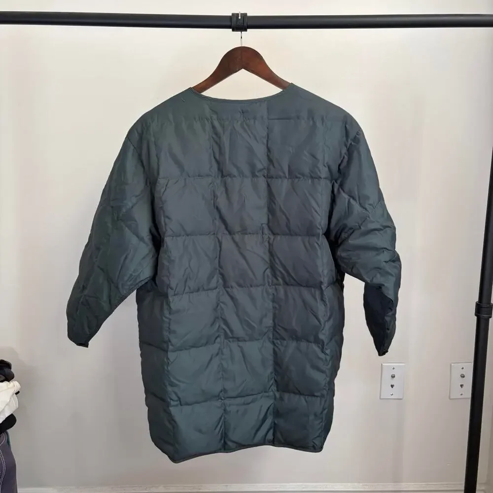 Vintage 80s Eddier Bauer Goose Down Quilted Puffer USA Mens S Liner Jacket